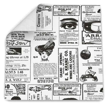 Old Time Newspaper Deli Paper, 5000 Sheets - Custom Packaging and